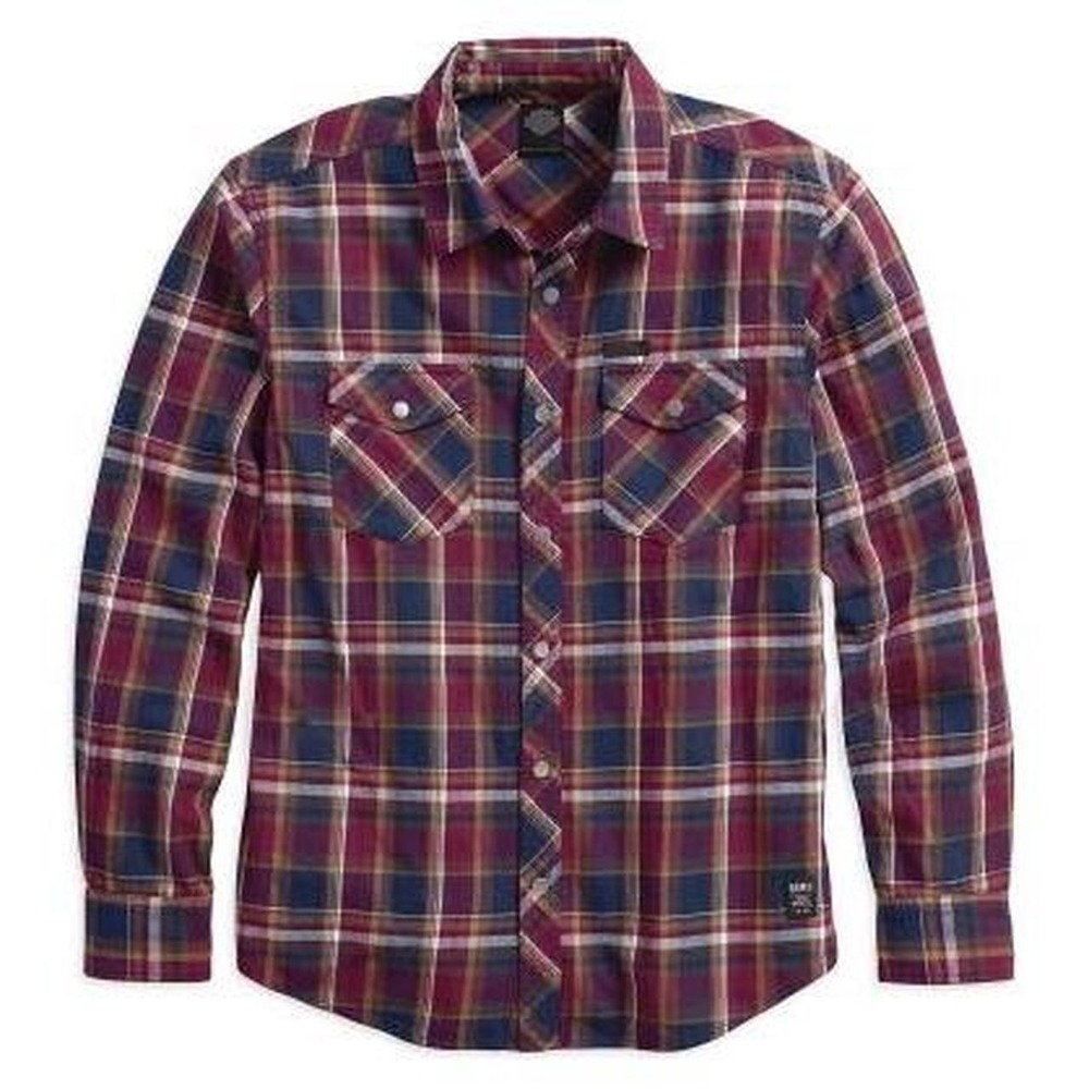 Harley Davidson HEMD Plaid Button up shirt Size XL plaid, button-up, flannel